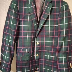 Paisley and Gray plaid sportcoat